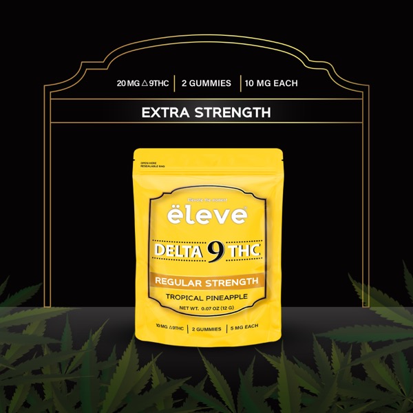 ëleve Delta 9 THC Regular Strength Tropical Pineapple